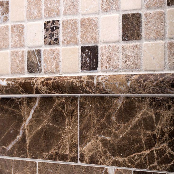 Jeffrey Court Emperador Mix 11.75 in. x 11.75 in. x 9 mm Honed Marble Mosaic Floor and Wall Tile