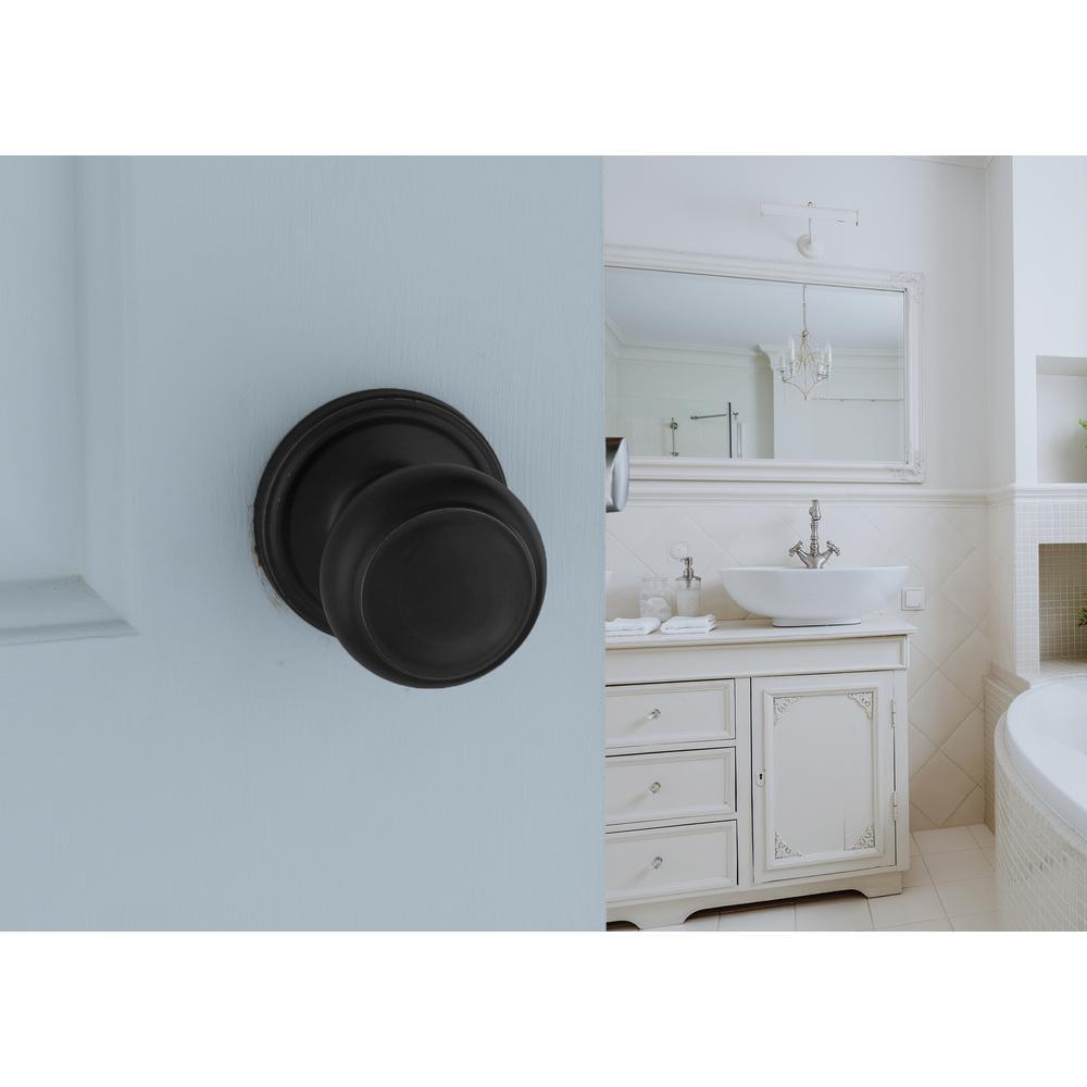 Colonial Black Passage Hall/Closet Door Knob - Super Arbor