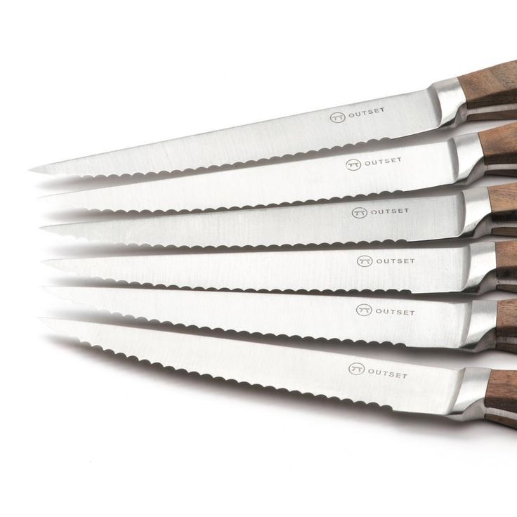 Curtis Lloyd Forged Stainless Steel 6-Piece Steak Knife Set, 5in Blade