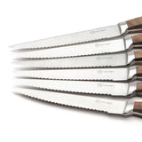 Curtis Lloyd Forged Stainless Steel 6-Piece Steak Knife Set, 5in Blade