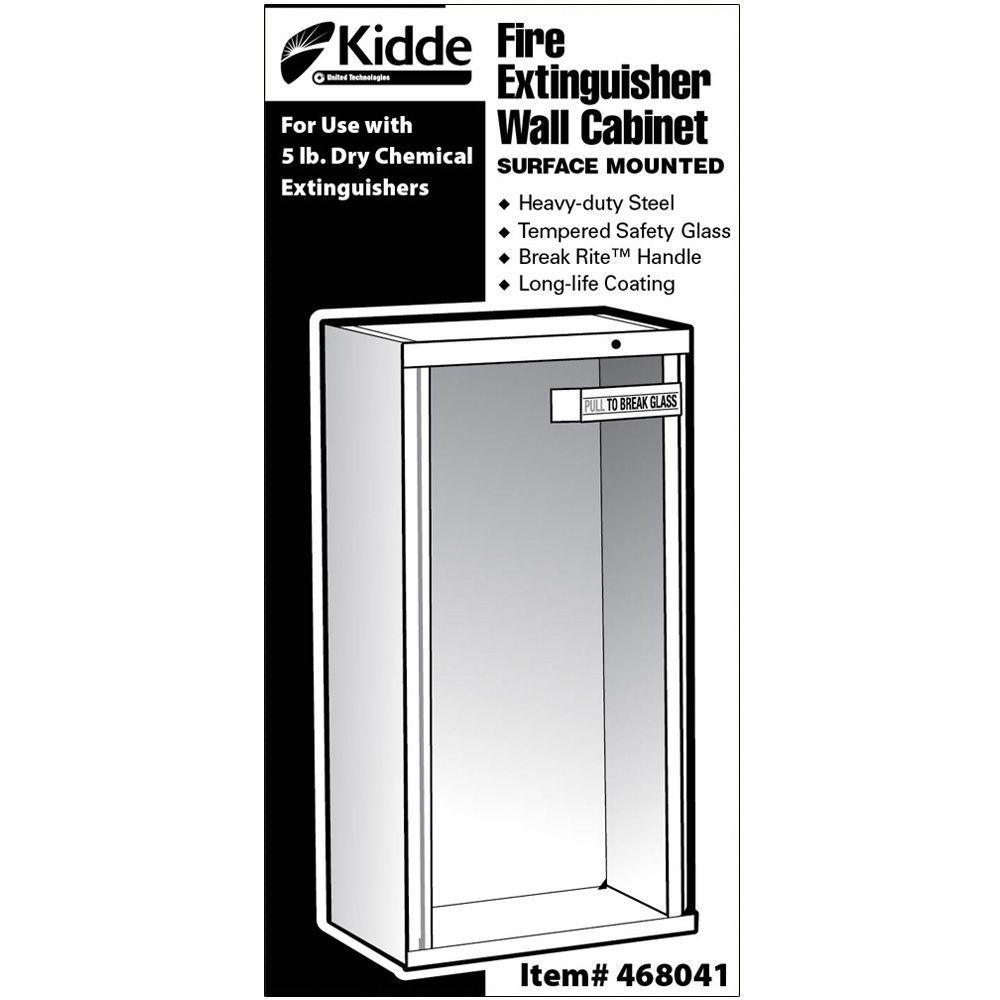 Surface Mount Fire Extinguisher Cabinet for 5 lbs. Fire Extinguishers - Super Arbor