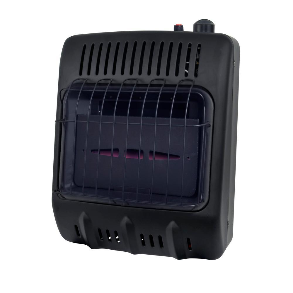10,000 BTU Vent-Free Blue Flame Propane Icehouse Heater, Black - Super Arbor