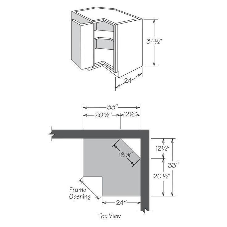 allen + roth Aveley 33-in W x 34.5-in H x 24-in D Linen Maple Corner Base Semi-Custom Cabinet