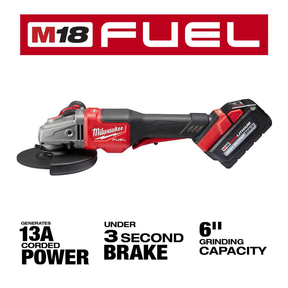 M18 FUEL 18-Volt Lithium-Ion Brushless Cordless Hammer DrillBraking Grinder/Impact Driver Combo Kit (3-Tool) - Super Arbor