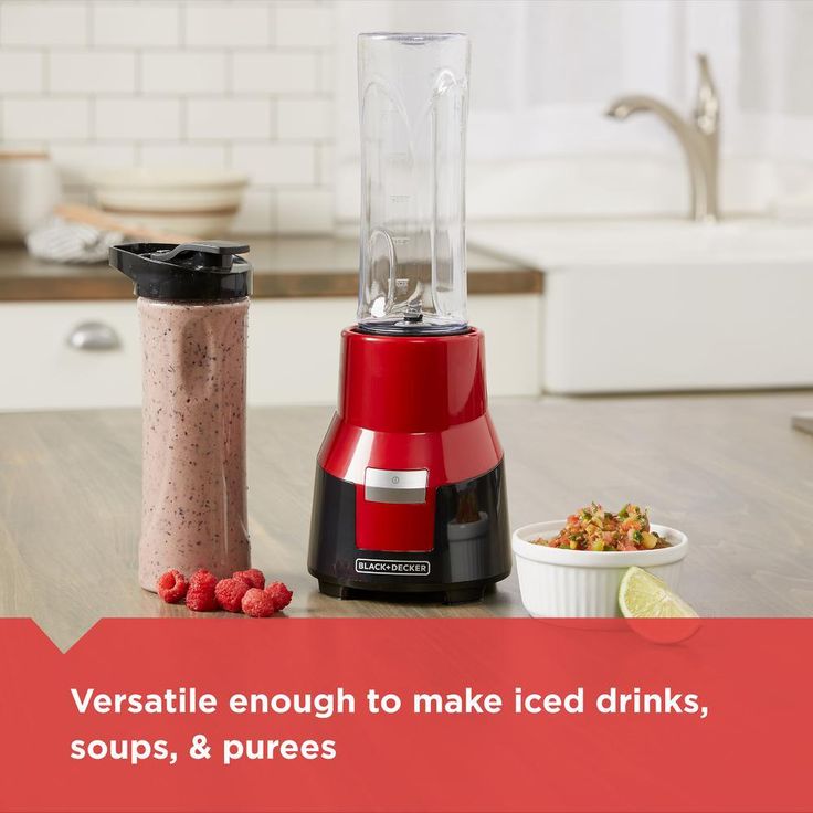 Fusion Blade 20 oz. Personal Red Blender