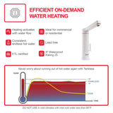 1.8kW 0.5 GPM 2-in-1 Electric Tankless Water Heater / Faucet - Plug-In - Super Arbor