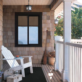 JELD-WEN FiniShield V-4500 35-1/2-in x 47-1/2-in x 3-in Jamb Right-operable Vinyl Black Sliding Window Full Screen Included