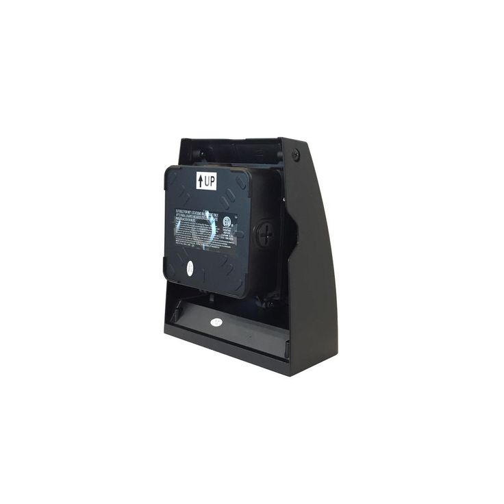 33-Watt Black Outdoor Integrated LED Adjustable Wall Pack Light