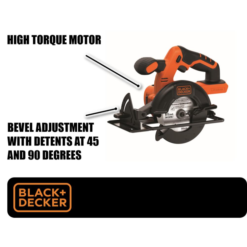 20-Volt MAX Lithium-Ion Cordless 5-1/2 in. Circular Saw (Tool-Only) - Super Arbor