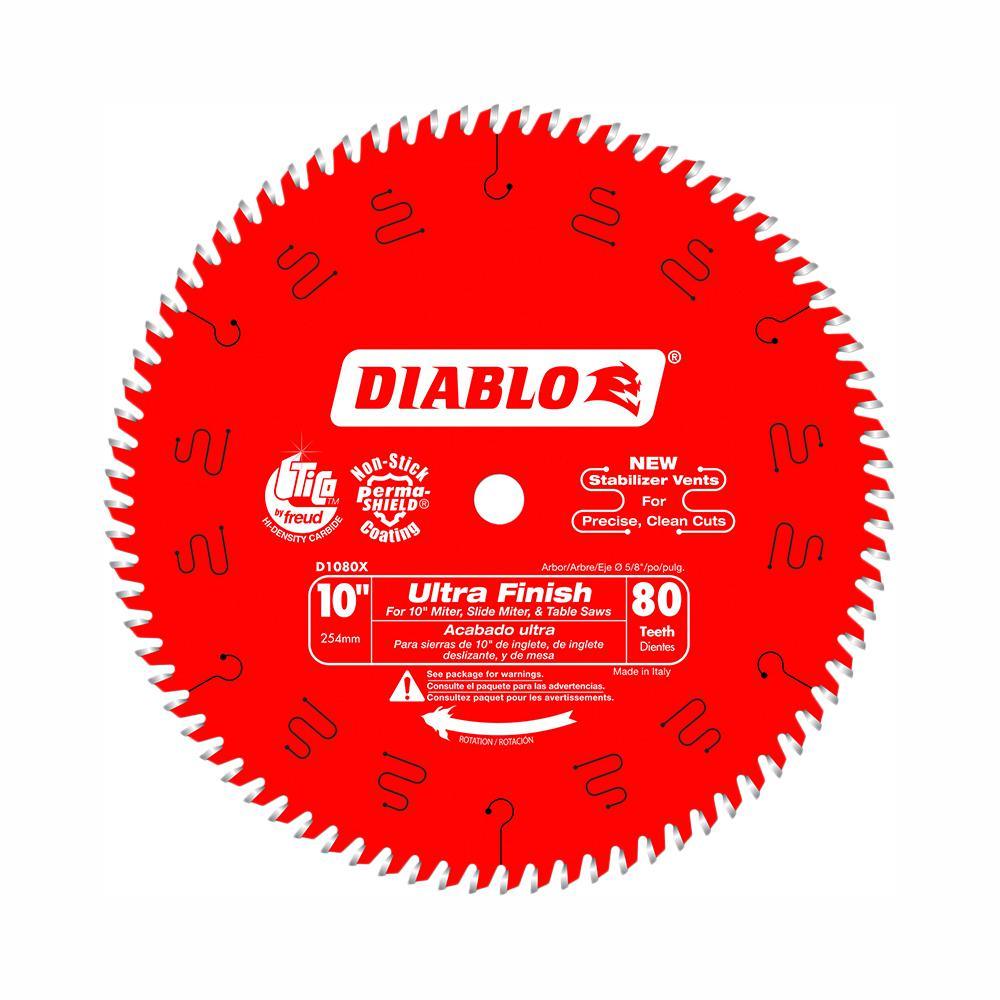 10 in. x 80-Teeth Ultra Finish Saw Blade - Super Arbor