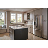 Peerless Chrome 2-Handle Deck-Mount High-Arc Handle Kitchen Faucet (Deck Plate Included)