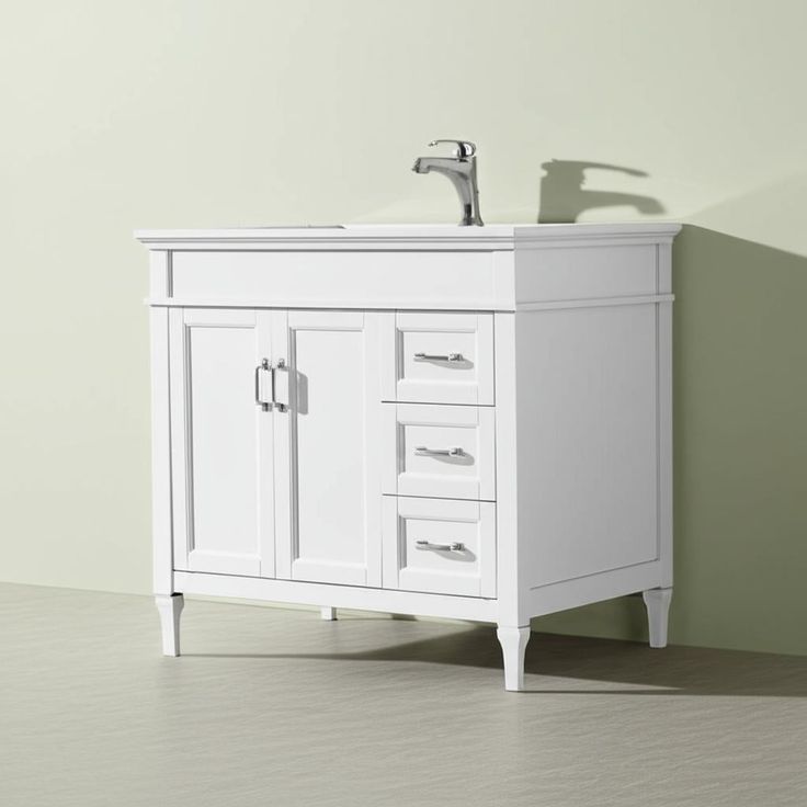 Home Decorators Collection Ashburn 36-inch Bathroom Vanity Cabinet in White