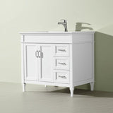 Home Decorators Collection Ashburn 36-inch Bathroom Vanity Cabinet in White
