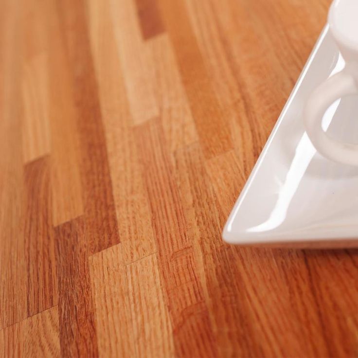 Sparrow Peak Red Oak 6-ft Natural Straight Butcher Block Oak Kitchen Countertop