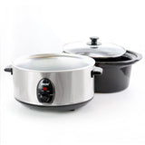 Better Chef 3.7-Quart Black Oval Slow Cooker