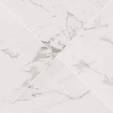 MSI Carrara 24 in. x 24 in. Polished Porcelain Floor and Wall Tile (28 cases / 448 sq. ft. / pallet)