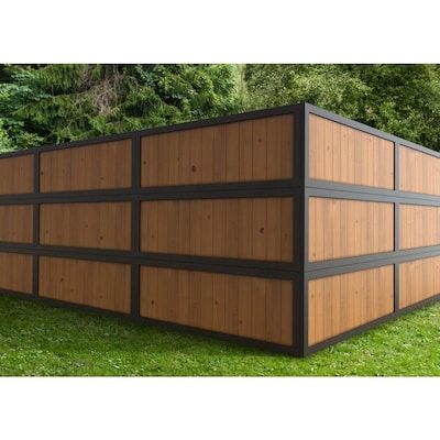 Freedom Ready-to-Assemble Bexley 6-ft H x 6-ft W White Vinyl Fence Panel