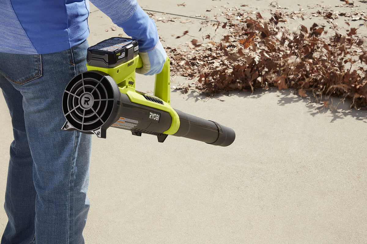 RYOBI ONE+ 90 MPH 200 CFM 18-Volt Lithium-Ion Cordless Battery Leaf Blower/Sweeper (Tool Only)