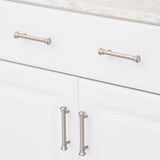 Symm Etry 3-1/2 in. Center-to-Center Octagon Satin Nickel Pull - Super Arbor