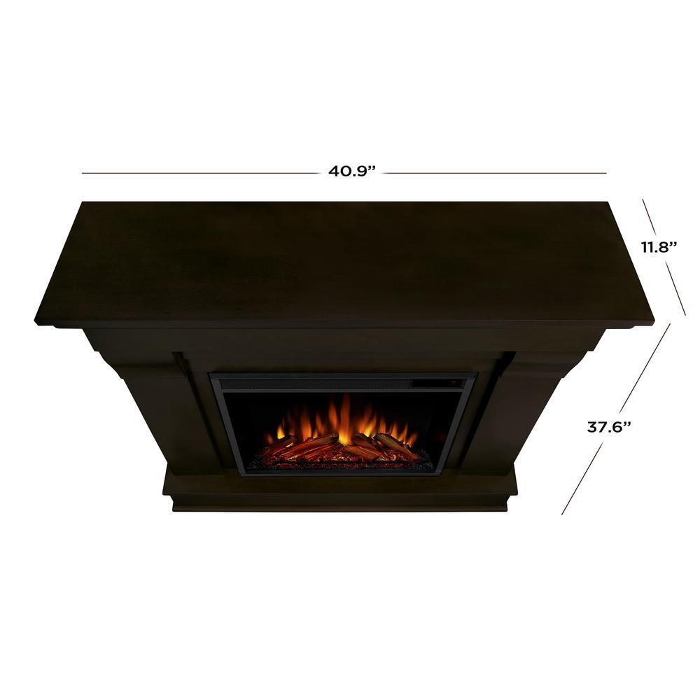 Chateau 41 in. Electric Fireplace in Dark Walnut - Super Arbor