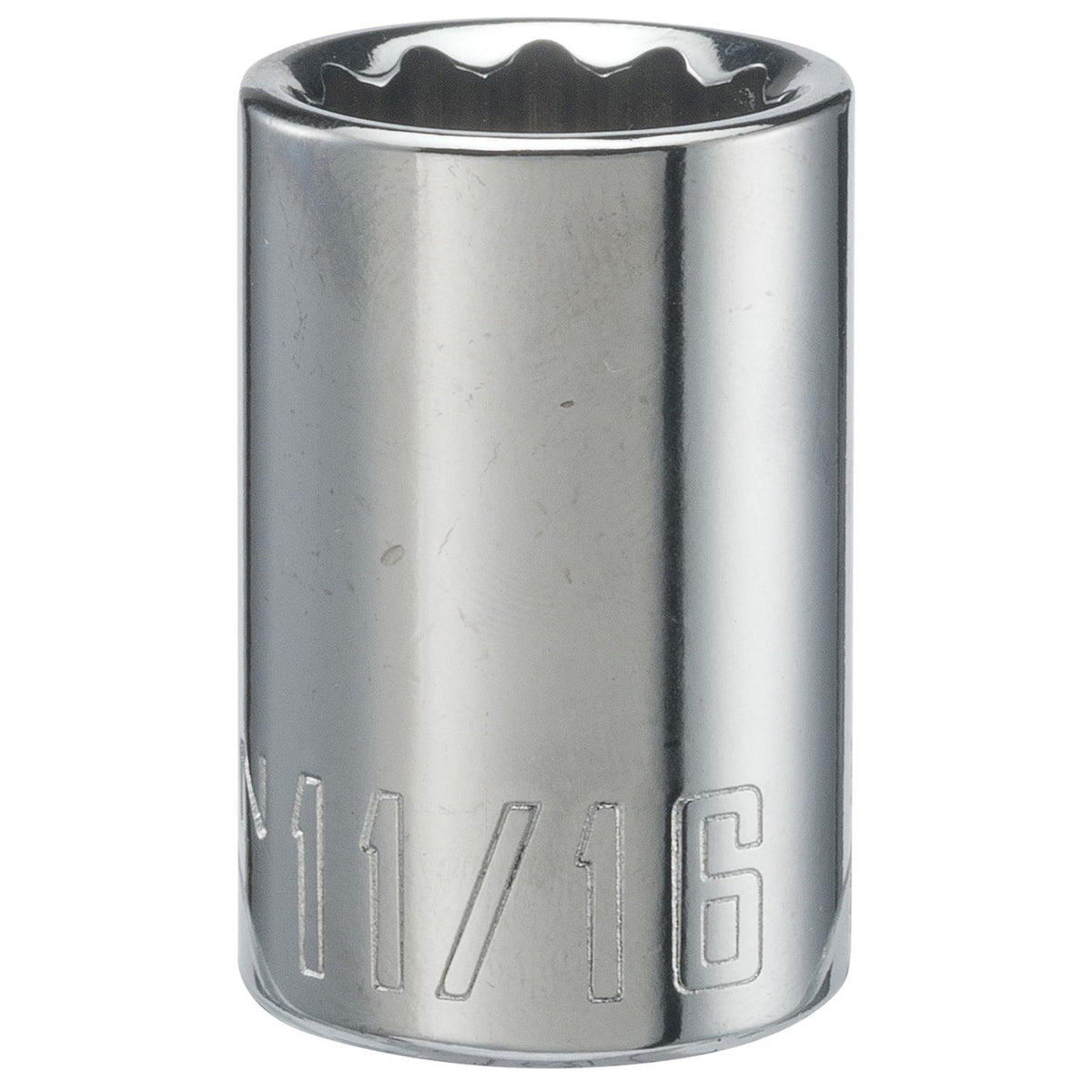 Craftsman SAE 12 Point Shallow Socket - 11/16 in. X 1/2 in. Drive