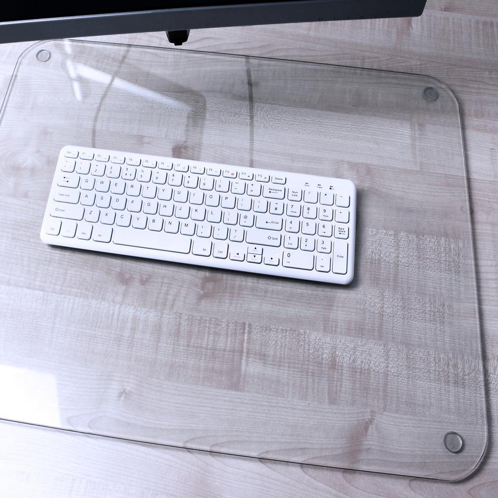 20 in. x 36 in. Glass Desk Pad - Super Arbor