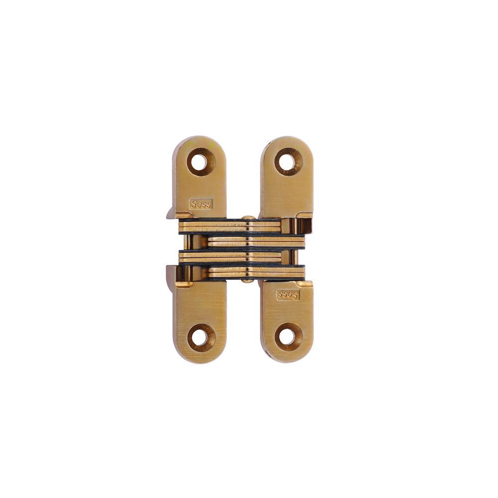 5/8 in. x 2-3/4 in. Satin Chrome Invisible Hinge - Super Arbor