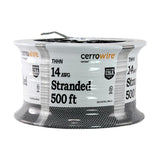 500 ft. 14/1 White Stranded THHN Wire - Super Arbor