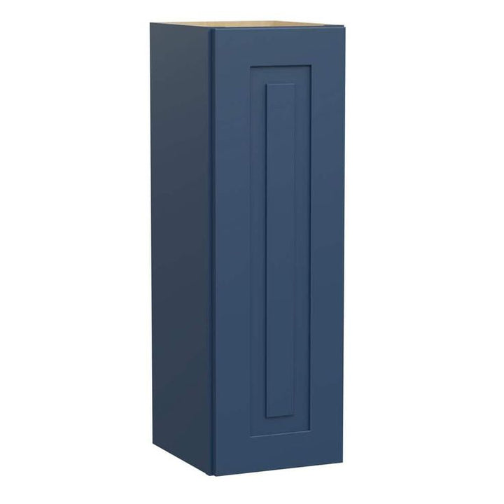 Home Decorators Collection Grayson 9 in. W x 12 in. D x 30 in. H Assembled Plywood Wall Kitchen Cabinet in Mythic Blue with Soft Close