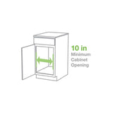 Simply Put 35-Quart Plastic Pull Out Trash Can