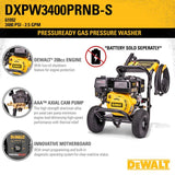 DEWALT Pressure Ready 3400 PSI 2.5 GPM Cold Water Gas Powered Pressure Washer