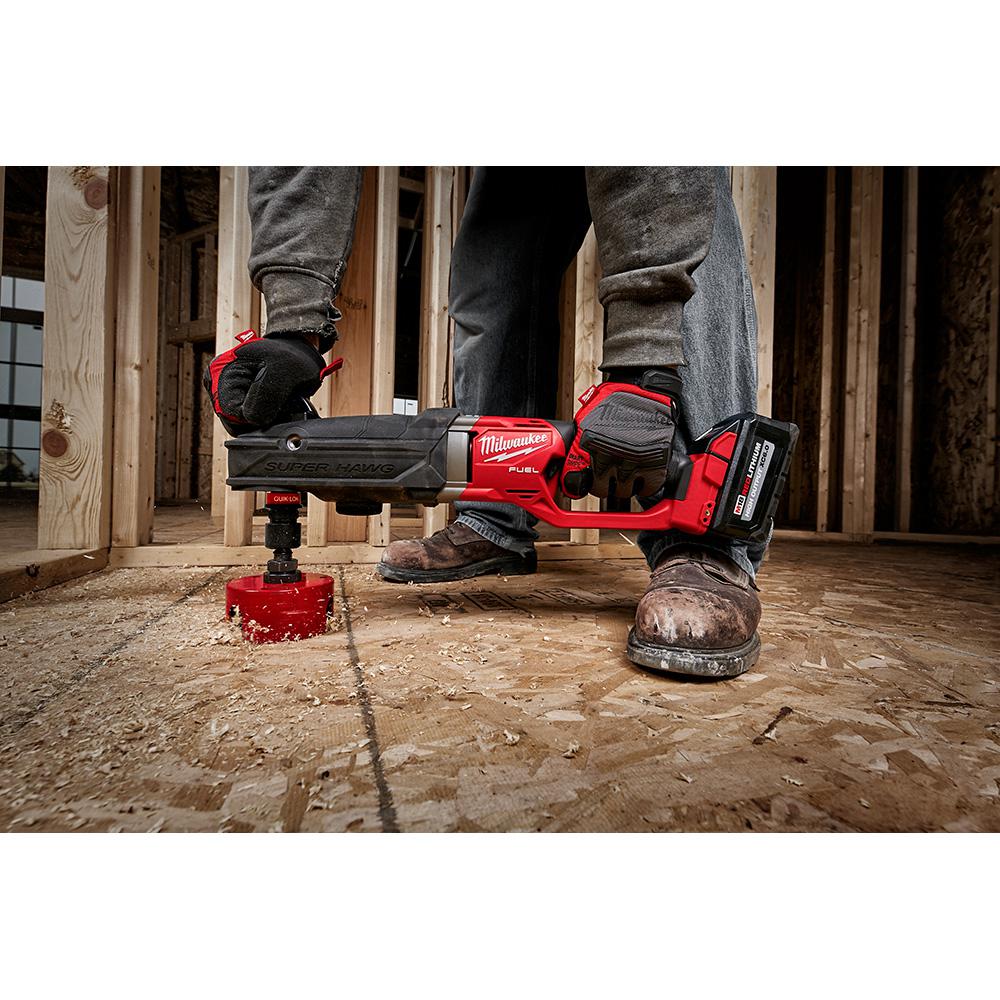 M18 FUEL 18-Volt Lithium-Ion Brushless Cordless GEN 2 SUPER HAWG 7/16 in. Right Angle Drill QUIK-LOK Kit - Super Arbor