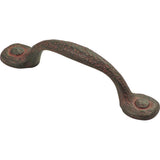 Refined Rustic 3 in. Center-to-Center Black Iron Pull - Super Arbor