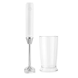 2-Speed Snowdrop White Hand Blender with Beaker