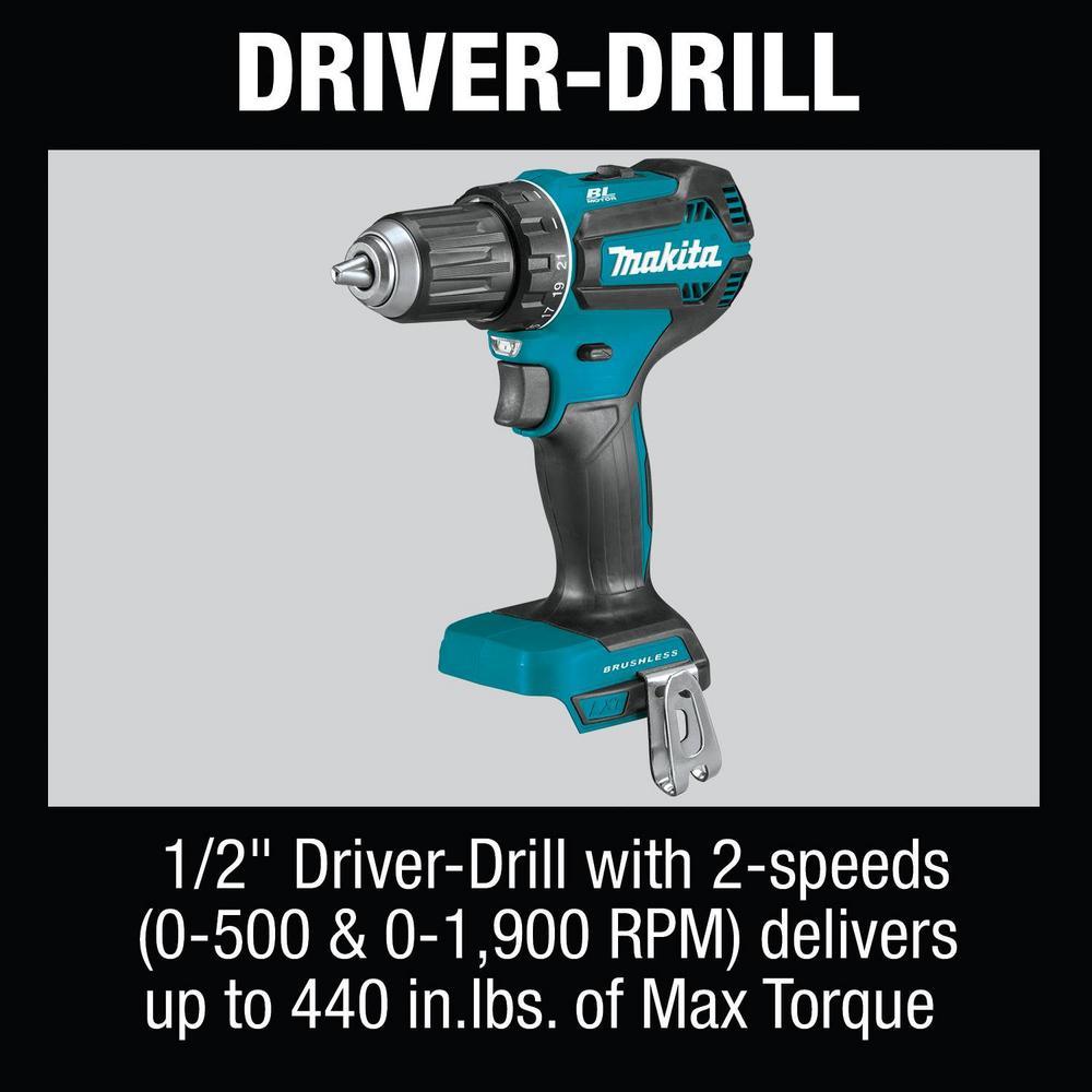 18-Volt LXT Lithium-Ion Cordless 6-Piece Kit (Driver-Drill/Impact Driver/Circular Saw/Multi-Tool/Radio/Light) 3.0A - Super Arbor