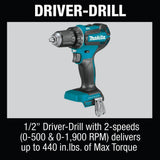 18-Volt LXT Lithium-Ion Cordless 6-Piece Kit (Driver-Drill/Impact Driver/Circular Saw/Multi-Tool/Radio/Light) 3.0A - Super Arbor
