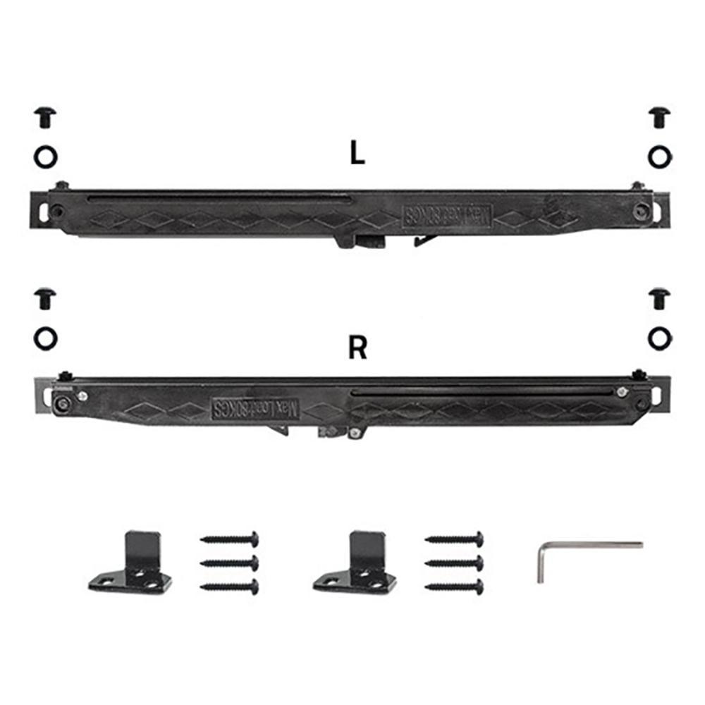 Soft-Close 96 in. Satin Nickel Hook Strap Rolling Door Hardware Kit for Wood Door - Super Arbor