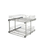 Rev-A-Shelf 20.75-in W x 19-in H 2-Tier Pull Out Metal Soft Close Basket