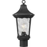 Marquette Line Voltage Black 1-Light 4 in. x 4 in. Deck Post Light Lantern - Super Arbor