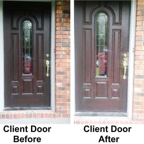 Home Protection Door Kit with Black Decor Bracket and Brown Bars - Super Arbor