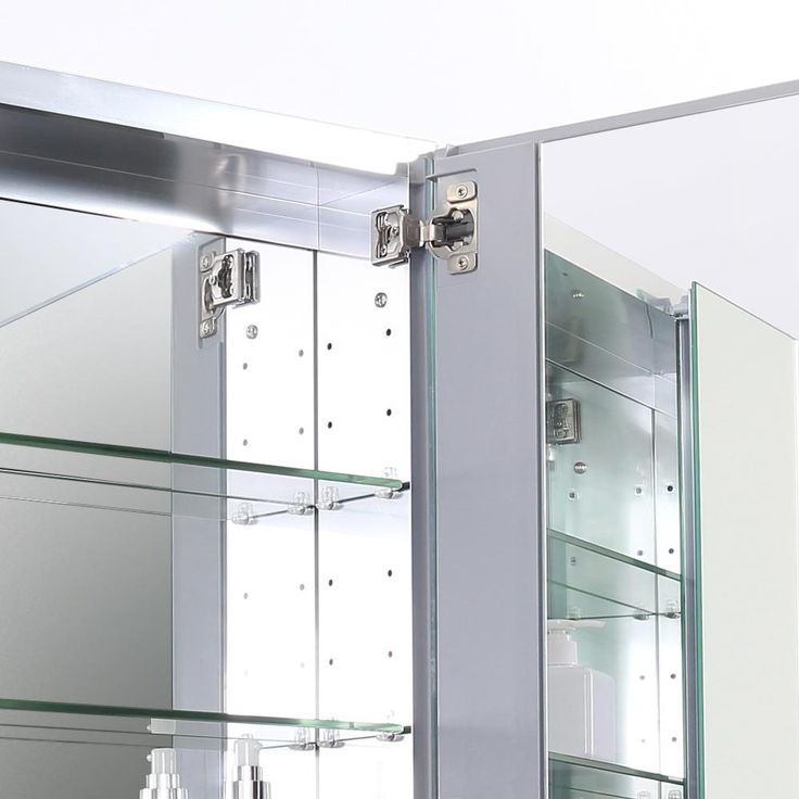 59 in. W x 36 in. H x 5 in. D Frameless Recessed or Surface-Mounted Bathroom Medicine Cabinet