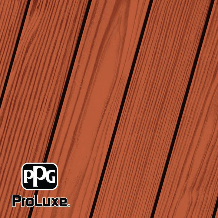 PPG ProLuxe 1 gal. Mahogany SRD Exterior Transparent Matte Wood Finish - Super Arbor