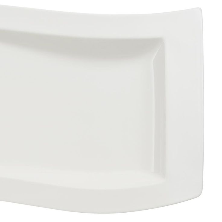 NewWave White Porcelain 19.5 in. Rectangular Platter