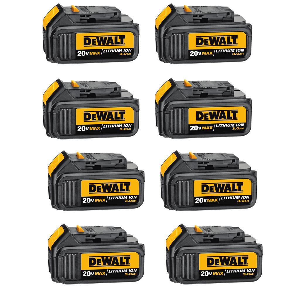 20-Volt MAX Premium Lithium-Ion 3.0Ah Battery Pack (10-Pack) - Super Arbor