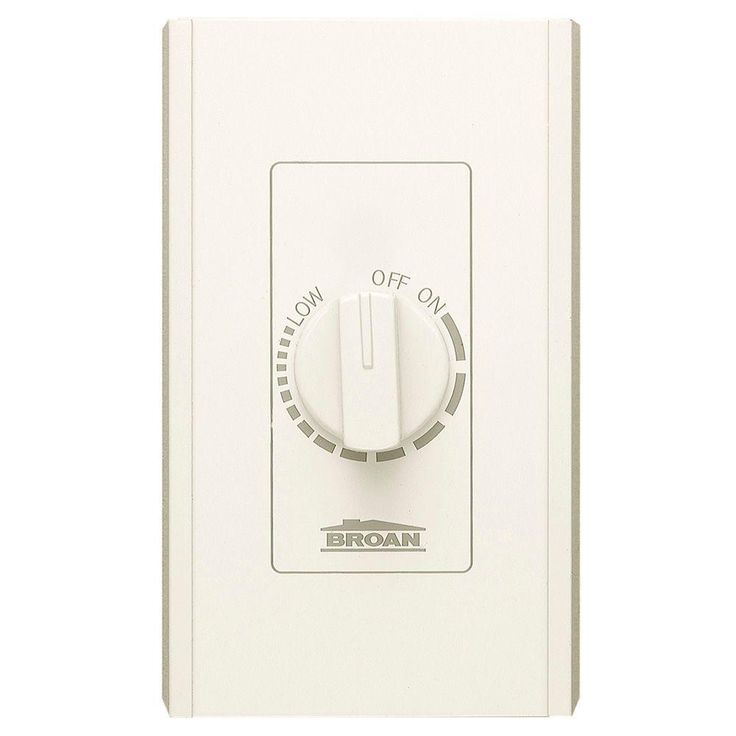 Broan-NuTone Ivory Electronic Variable Speed Wall Control