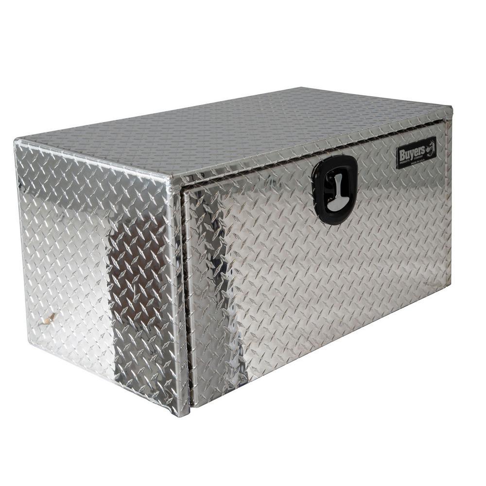 18 in. x 18 in. x 30 in. Diamond Plate Tread Aluminum Underbody Truck Tool Box - Super Arbor