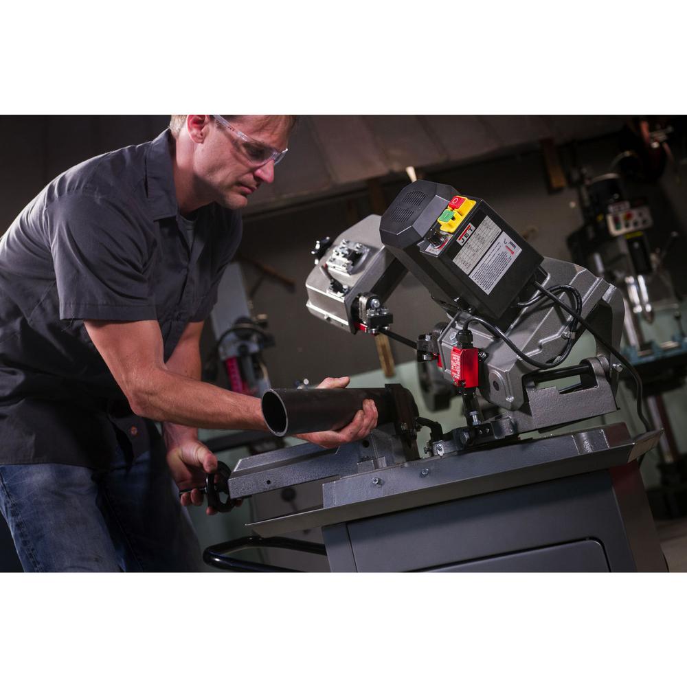 HBS-56MVS 5 in. x 6 in. 0.5 HP 115-Volt Variable Speed Mitering Horizontal Bandsaw - Super Arbor