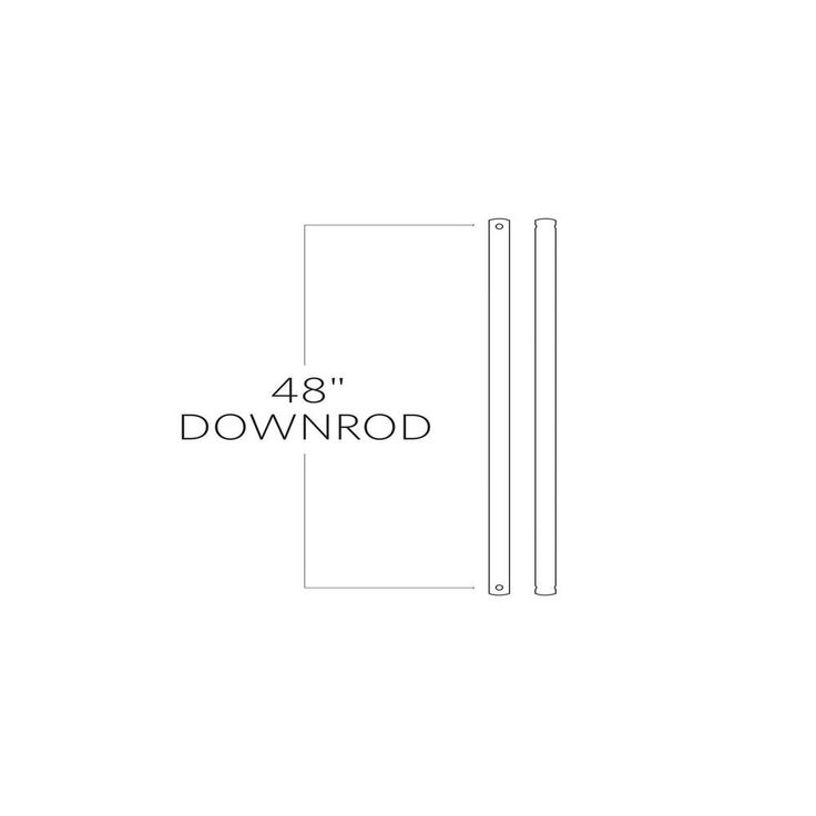 72 in. Chrome Extension Downrod
