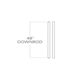 72 in. Chrome Extension Downrod