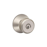 Custom Bowery Matte Black Keyed Entry Door Knob - Super Arbor